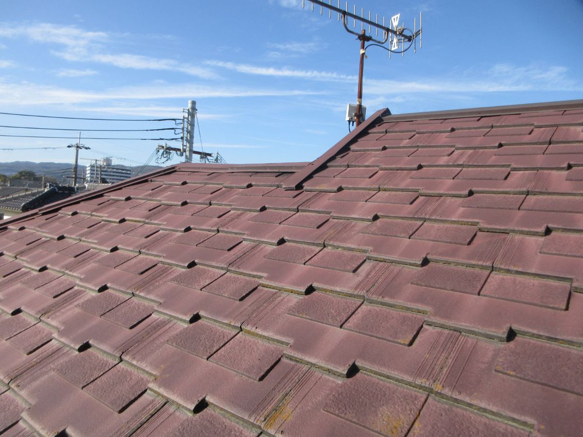 【岩出市】　Y様邸<br>『ダークグレーの屋根が落ち着いた印象の素敵な仕上がりに…✧₊°』インテグラルコート塗布5
