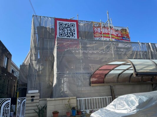和歌山市密着の外壁塗装・屋根塗装専門店エースペイントの足場組立