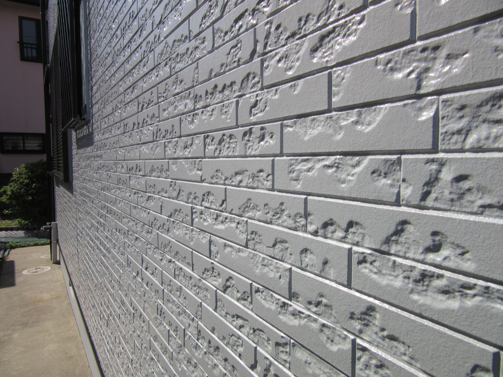 【海南市】　T様邸<br>『スカイグレーの外壁が爽やかな印象の素敵な仕上がりに…✧₊°』ウルトラTOP塗布4