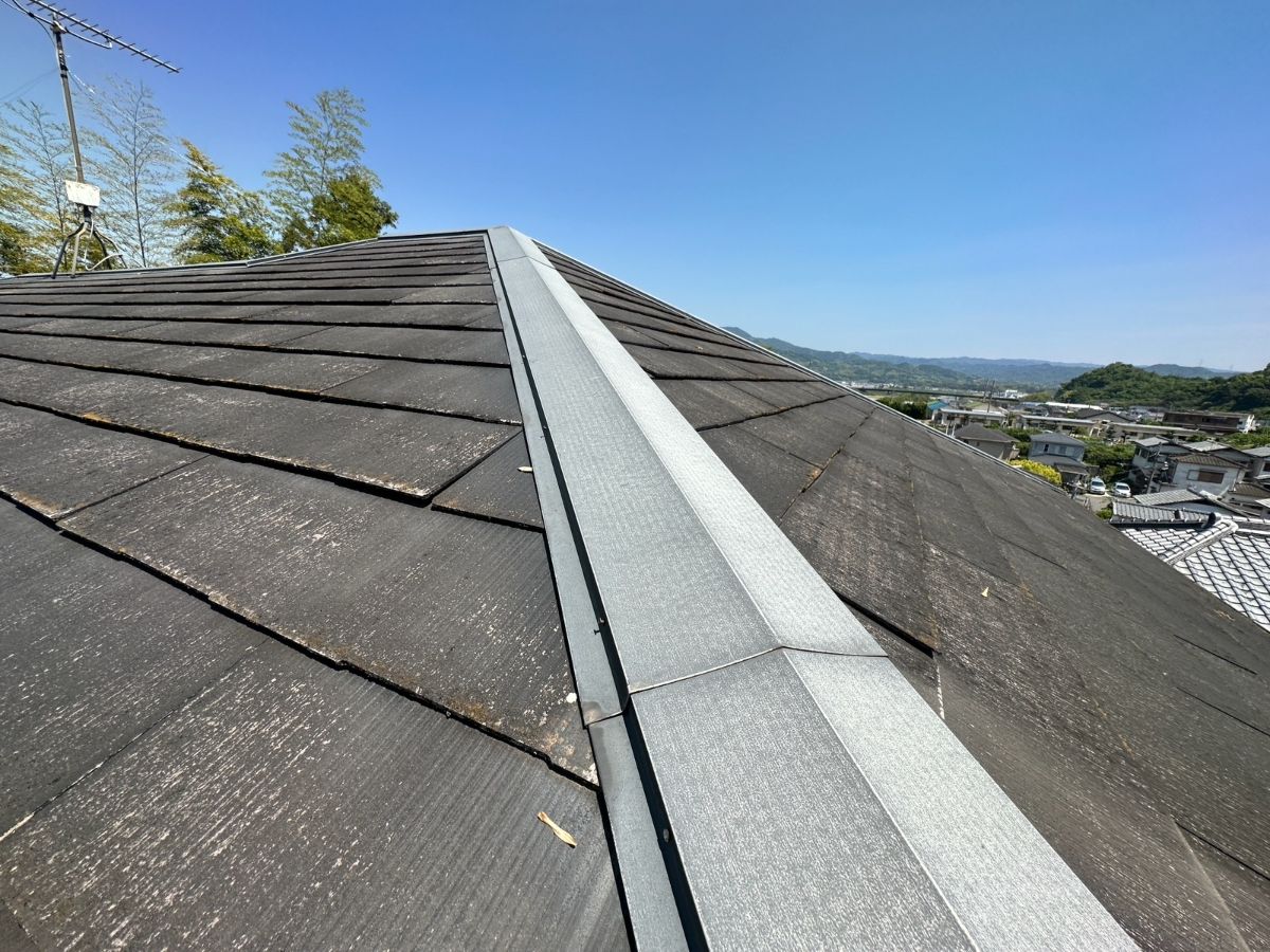 【和歌山市】　K様邸<br>『ガンメタルグレージュの屋根がシックな印象の素敵な仕上がりに…✧₊°』3