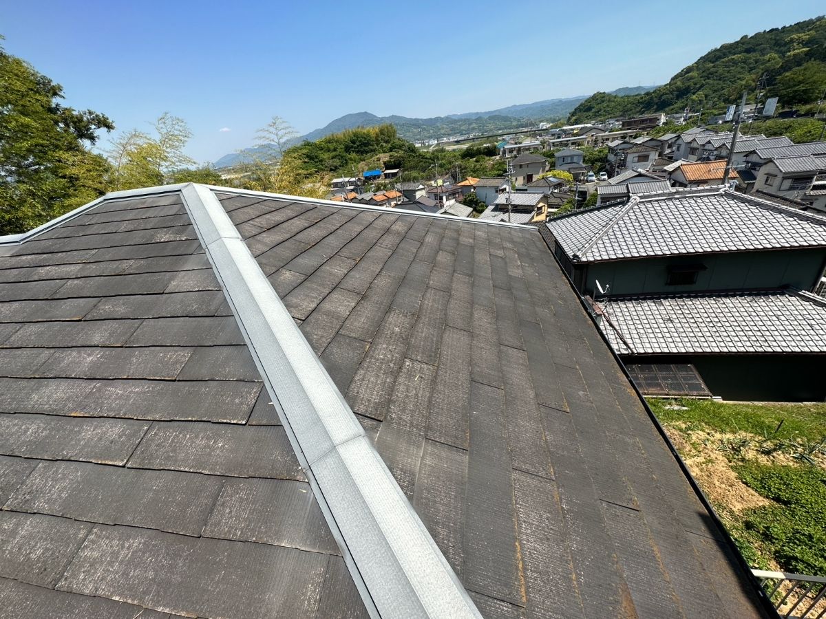 【和歌山市】　K様邸<br>『ガンメタルグレージュの屋根がシックな印象の素敵な仕上がりに…✧₊°』1
