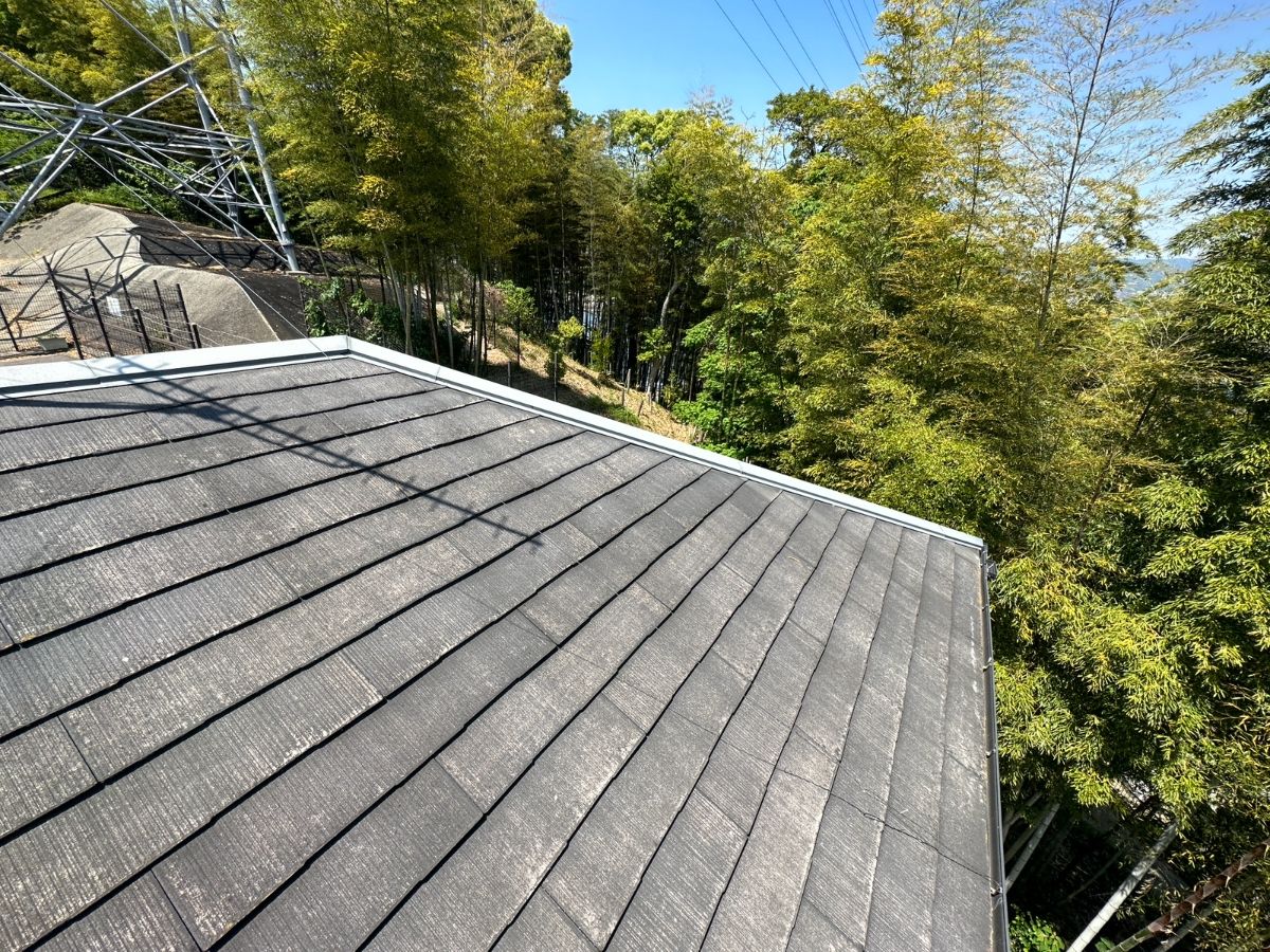 【和歌山市】　K様邸<br>『ガンメタルグレージュの屋根がシックな印象の素敵な仕上がりに…✧₊°』9
