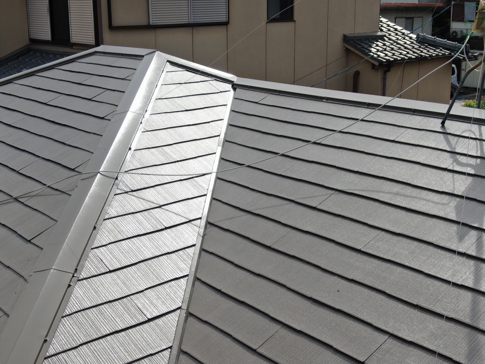【和歌山市】　K様邸<br>『ガンメタルグレージュの屋根がシックな印象の素敵な仕上がりに…✧₊°』6
