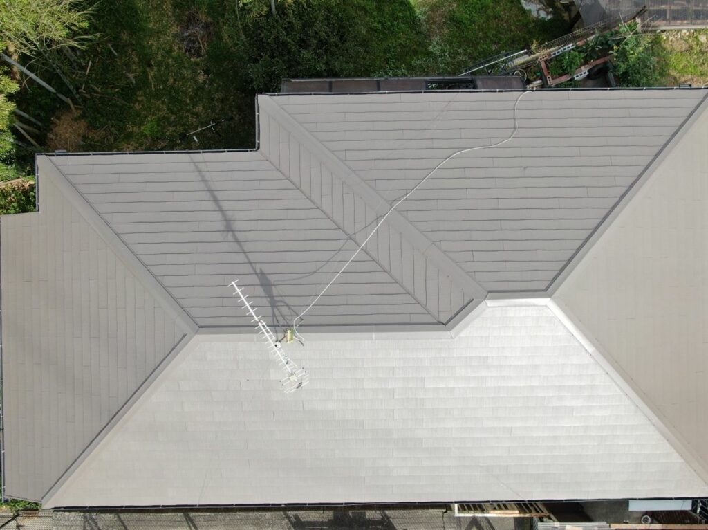 【和歌山市】　K様邸<br>『ガンメタルグレージュの屋根がシックな印象の素敵な仕上がりに…✧₊°』2