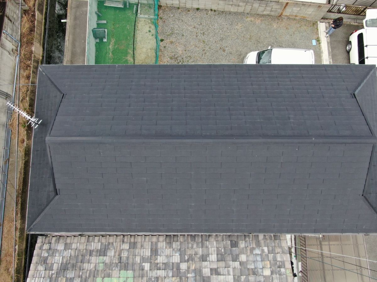 【和歌山市】　S様邸<br>『エクルグレージュの外壁にダークグレージュの屋根が穏やかな印象の素敵な仕上がりに…✧₊°』5