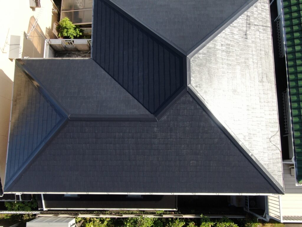 【和歌山市】　I様邸<br>『ブラックの屋根がシックな印象の素敵な仕上がりに…✧₊°』2