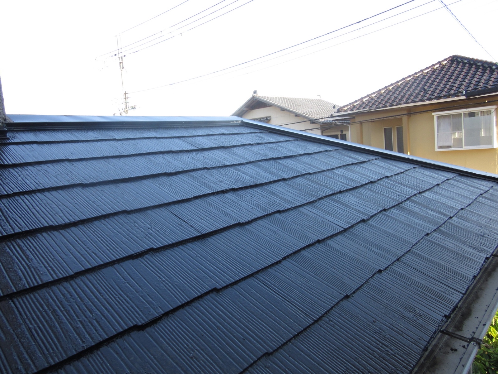 【和歌山市】　I様邸<br>『ブラックの屋根がシックな印象の素敵な仕上がりに…✧₊°』10