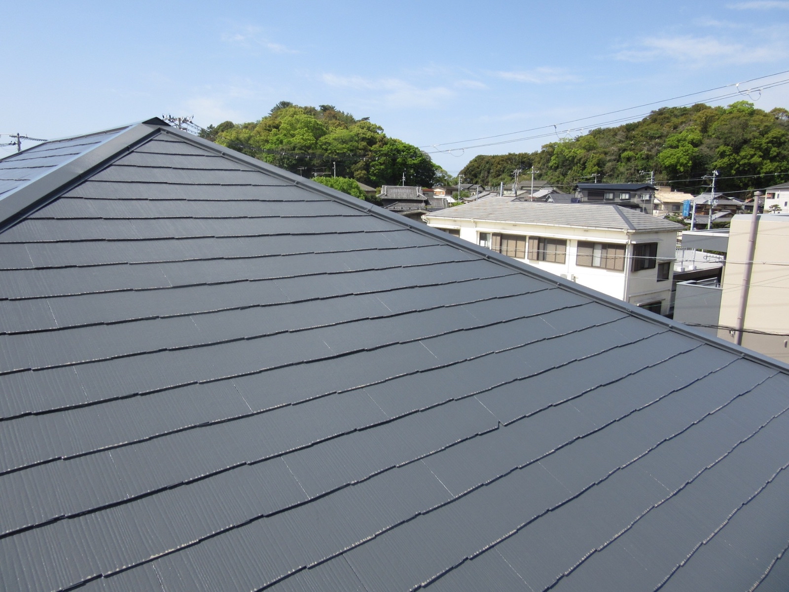 【和歌山市】　T様邸<br>『スモーキーブルーの外壁にダークグレーの屋根が重厚感溢れる素敵な仕上がりに…✧₊°』8