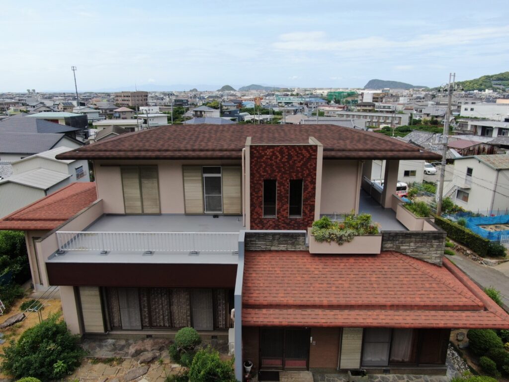 有田市　E様邸の外壁・屋上防水リフォーム事例