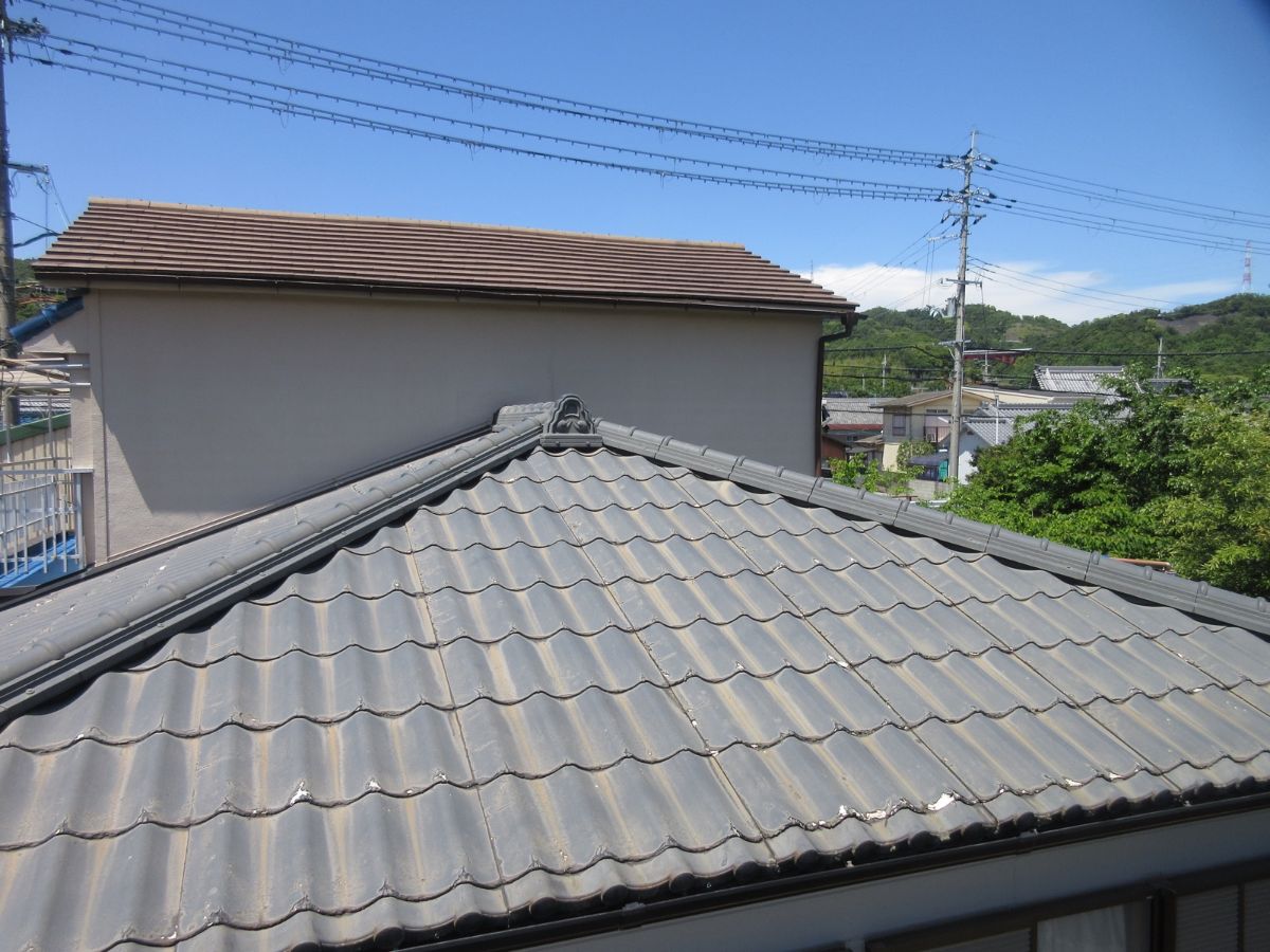 【和歌山市】　F様邸<br>『ダークグレーの屋根が落ち着いた印象の素敵な仕上がりに…✧₊°』3