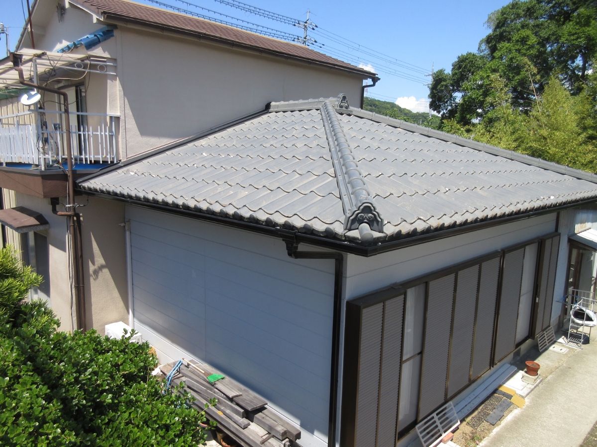 【和歌山市】　F様邸<br>『ダークグレーの屋根が落ち着いた印象の素敵な仕上がりに…✧₊°』1