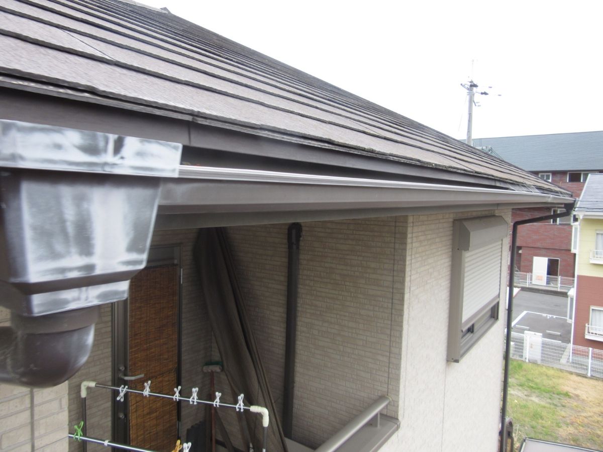 【和歌山市】　T様邸<br>『模様を活かしたクリヤー塗装とチョコレートブラウンの屋根が穏やかな印象の素敵な仕上がりに…✧₊°』9