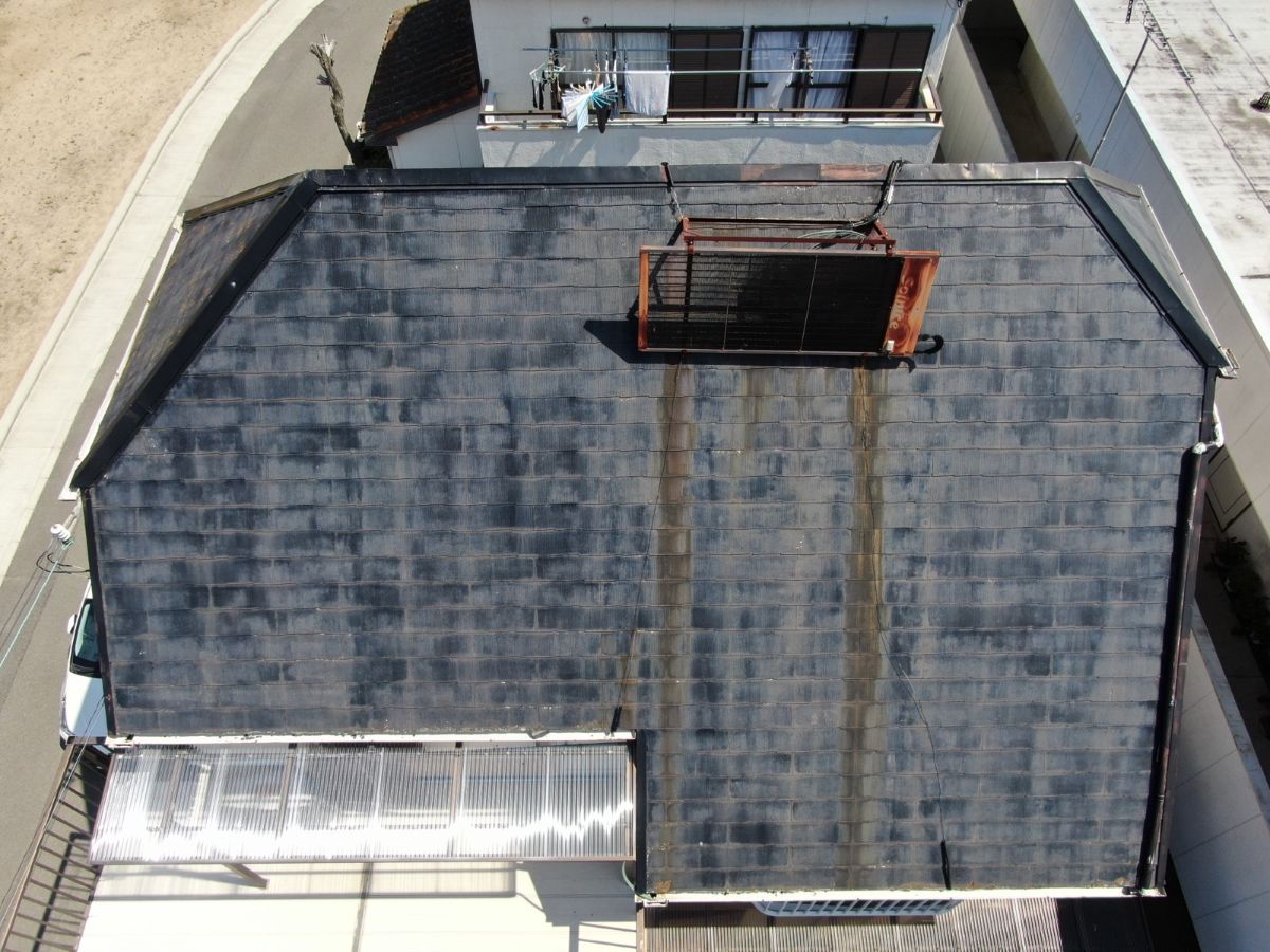 【和歌山市】　I様邸<br>『グレージュの外壁にダークグレーの屋根で落ち着きのある素敵な印象に…°˖✧』3