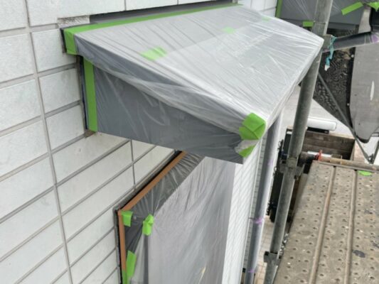 和歌山市密着の外壁塗装・屋根塗装専門店エースペイントの屋根の塗装　養生