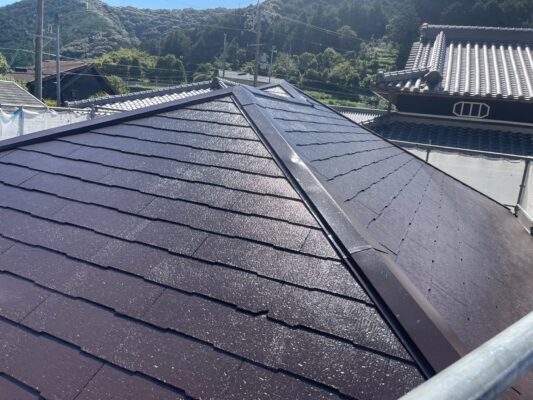 和歌山市地域密着外壁塗装屋根塗装専門店のエースペイント　■【有田郡】　N様邸　屋根塗装・コーキング工事・ひび割れ補修　完工