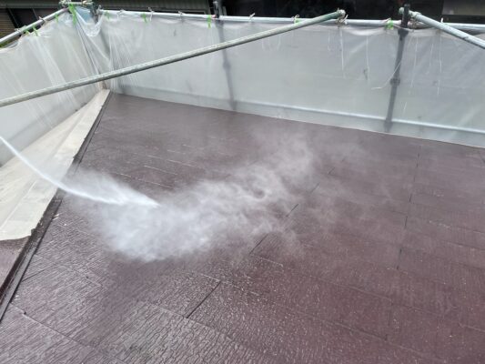 和歌山市密着の外壁塗装屋根塗装　有田郡】　N様邸　屋根塗装・コーキング工事・ひび割れ補修　屋根高圧洗浄