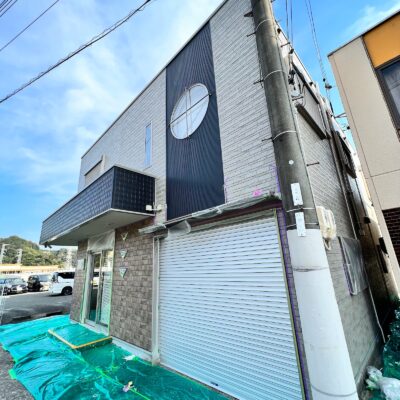 和歌山市地域密着の外壁塗装屋根塗装専門店エースペイント　■【海南市】　S様邸　外壁塗装・屋根塗装・付帯部塗装・コーキング工事・防水工事　施工完了