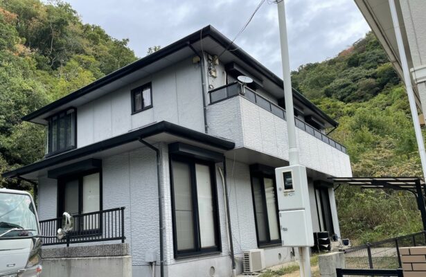 和歌山市地域密着の外壁塗装屋根塗装専門店のエースペイント　■【和歌山市】　H様邸　外壁塗装・屋根塗装・コーキング工事　足場解体