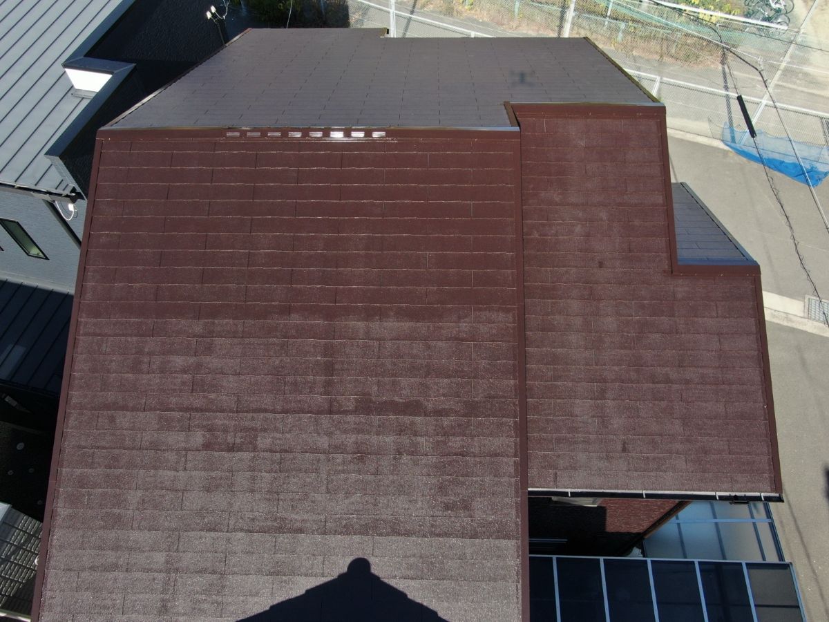【和歌山市】　T様邸<br>『レグフォーングレージュの外壁にダークブラウンのアクセント、屋根もダークブラウンでスタイリッシュで素敵な仕上がりに…✧₊°』6