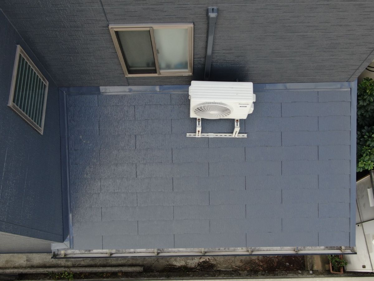 【和歌山市】　M様邸<br>『ダークグレーの外壁にブラックのアクセントを入れてダークグレーの屋根でまるで新築の様なモダンで素敵な仕上がりに…✧₊°』8