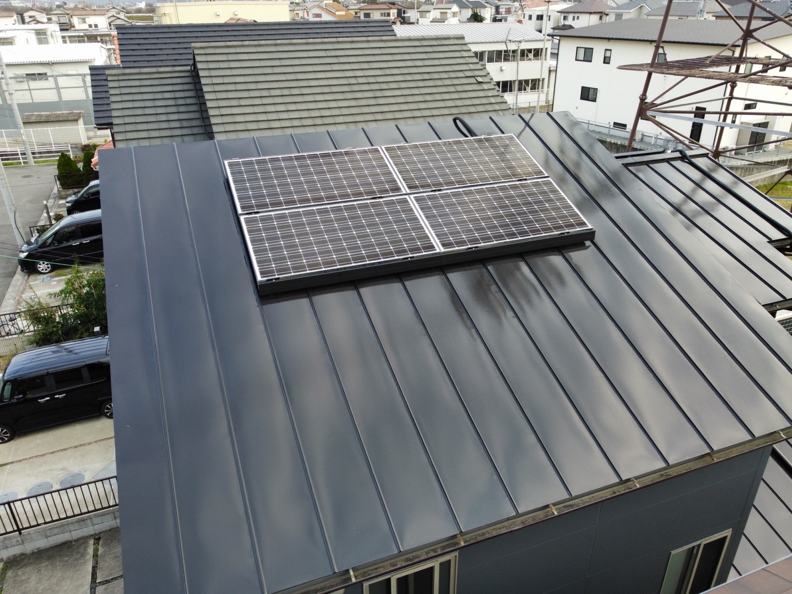 【和歌山市】　T様邸<br>『ディープグレーとディープブラウンの2色仕上げで落ち着いた仕上がりに、ブラックの屋根で洗練された印象を添えて…✧₊°』8